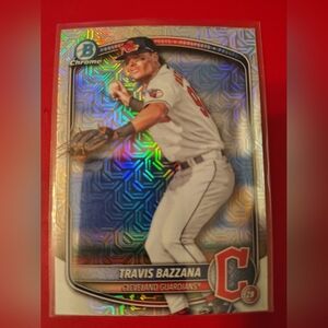Travis Bazzana 2025 Bowman Chrome Prospects #BCP-131 Mojo Refractor RC